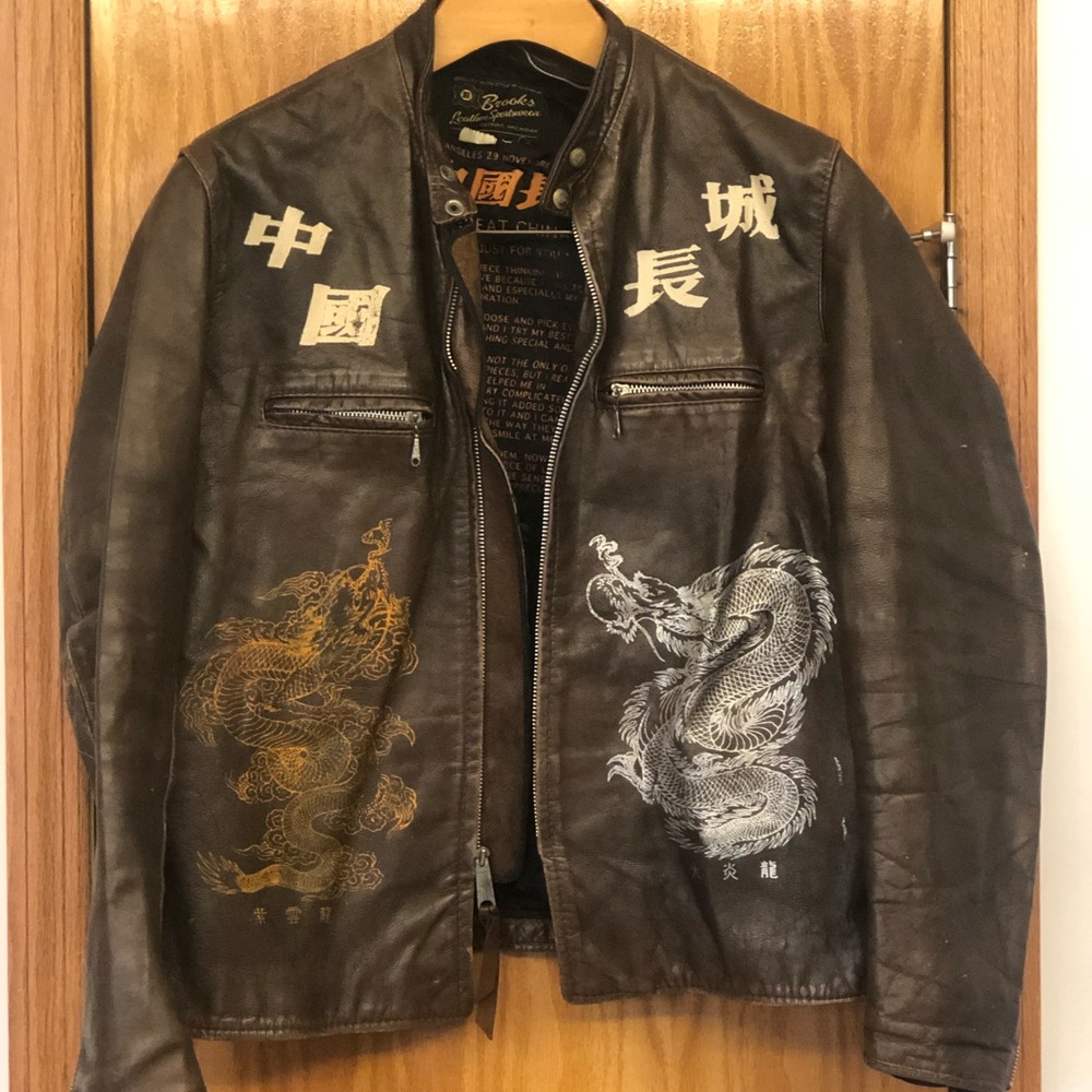 Vintage leather jacket
